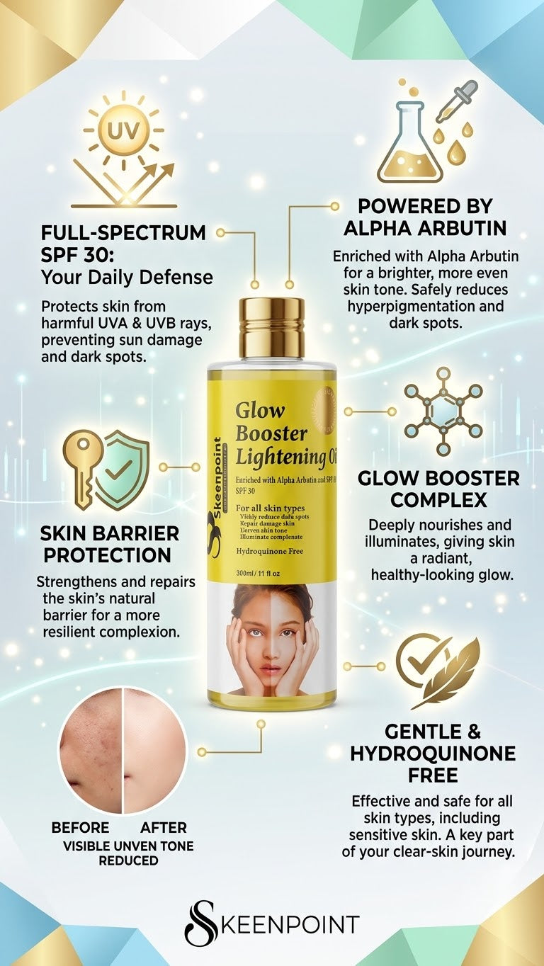 Skeenpoint Glow booster lightening oil