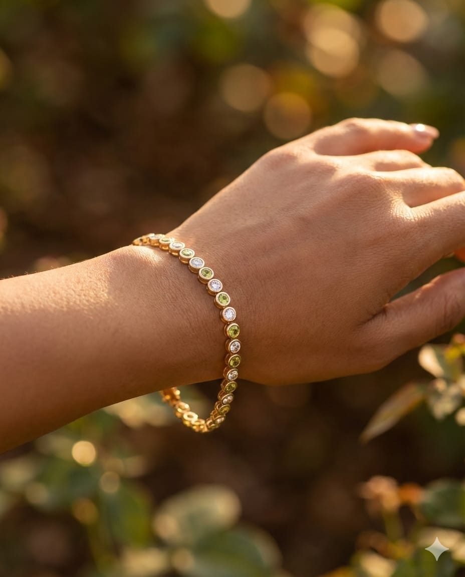 Multi coloured bracelet