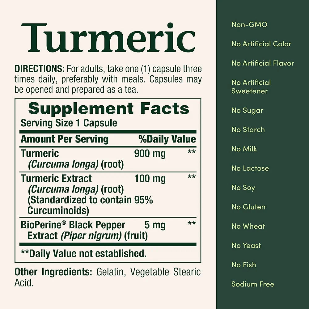 NATURE'S BOUNTY Tumeric