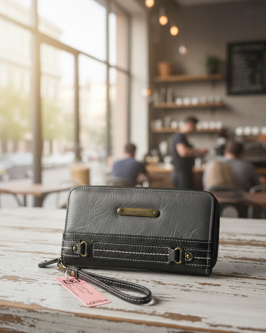 The ember ridge leather purse
