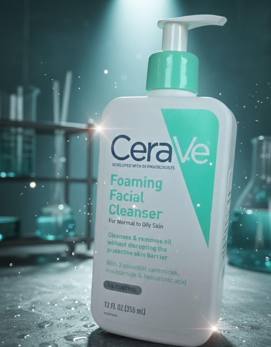 CeraVe foaming facial cleanser