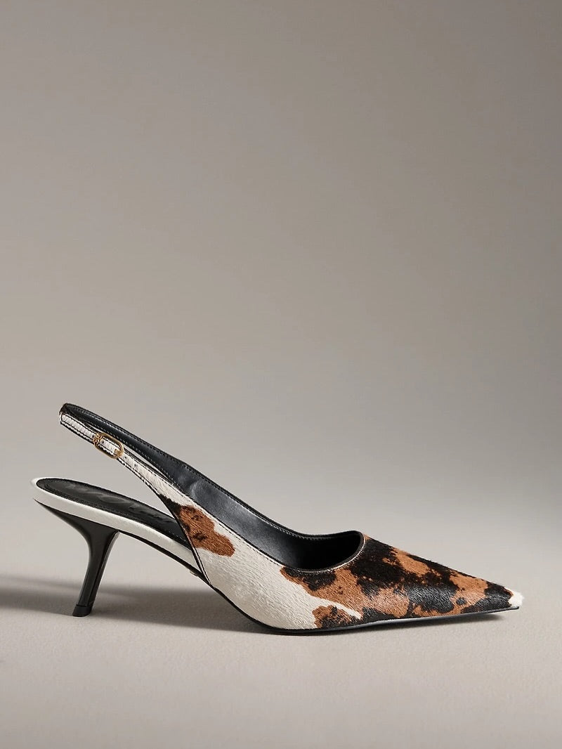 Cowboy sling back shoes