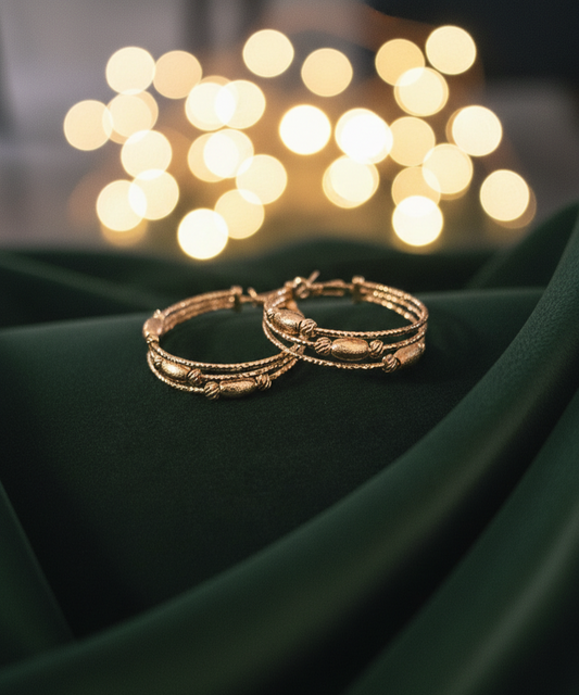 The Golden weaver hoops