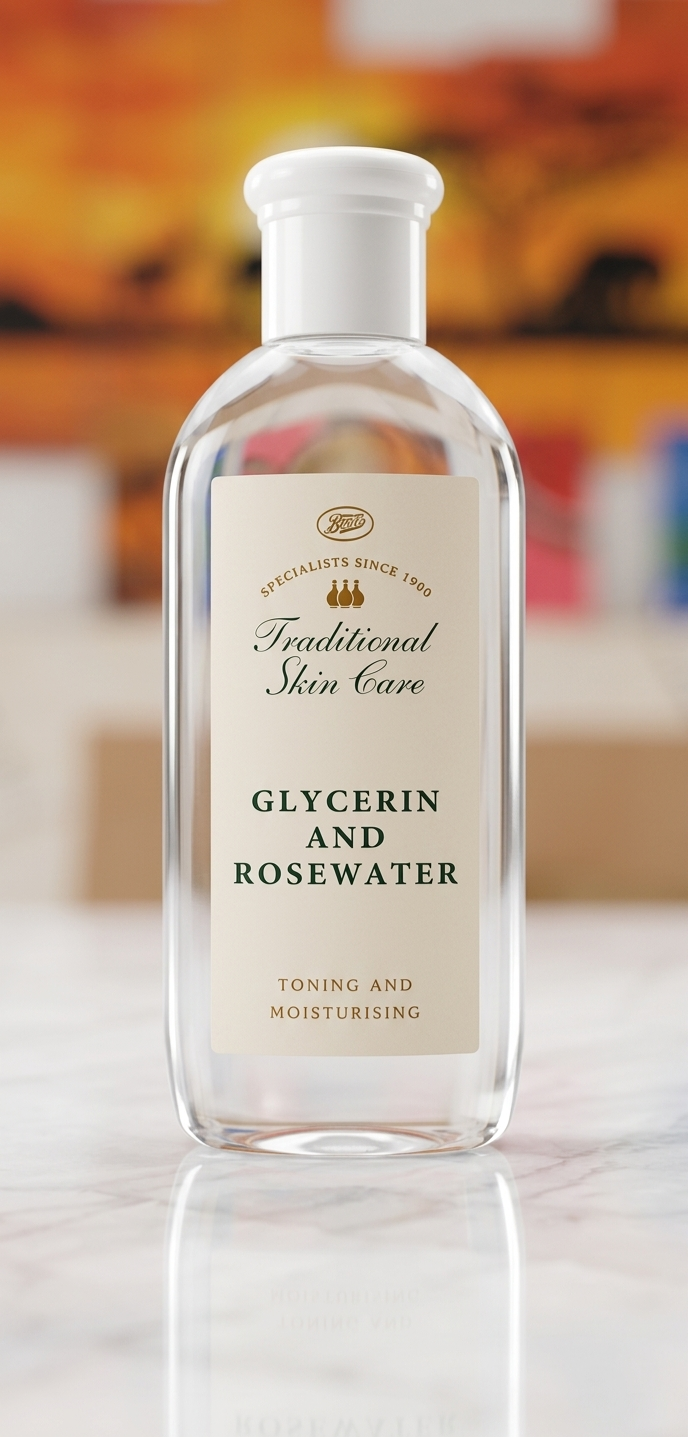 Boots glycerin and rosewater