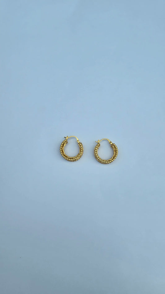 Dainty hoop earrings