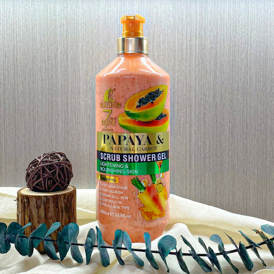Roushun papaya and carrot body scrub 1000ml