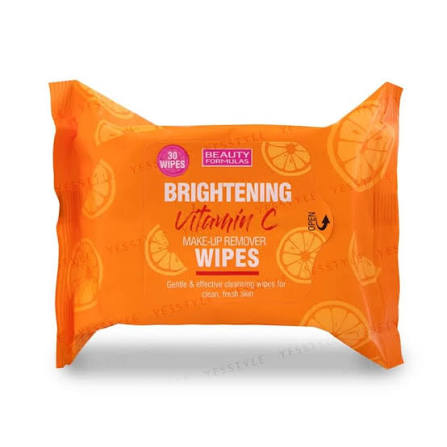 Beauty formula brightening face wipes
