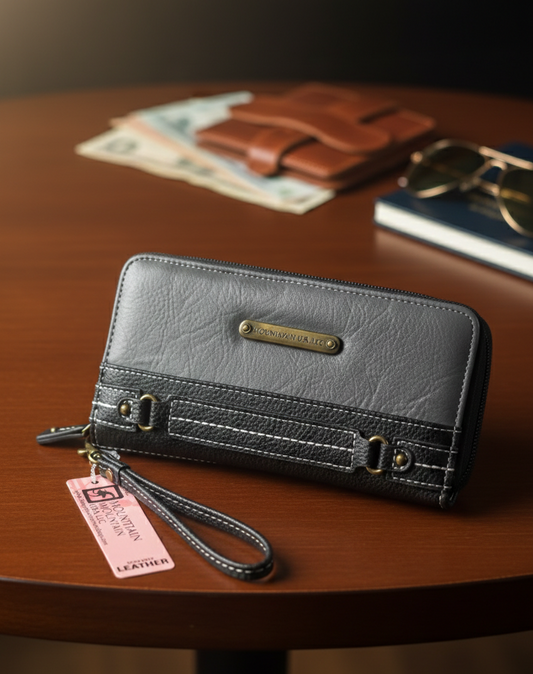 The ember ridge leather purse