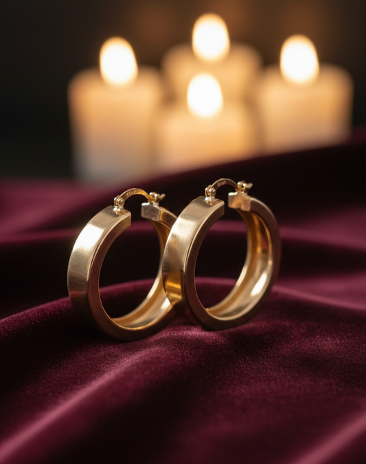 Sunbelle hoop earrings