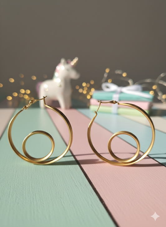 The infinite spiral hoops