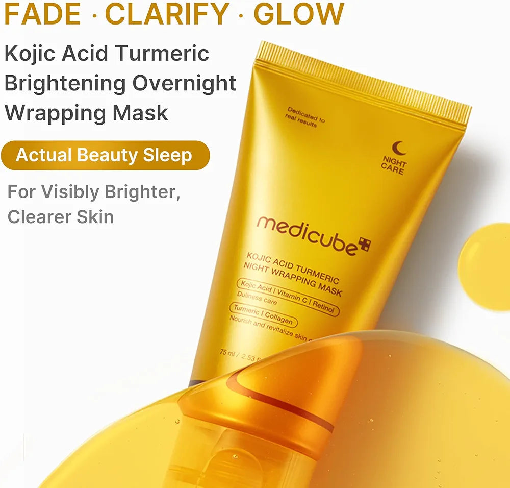 Medicube Kojic acid Turmeric night wrapping mask