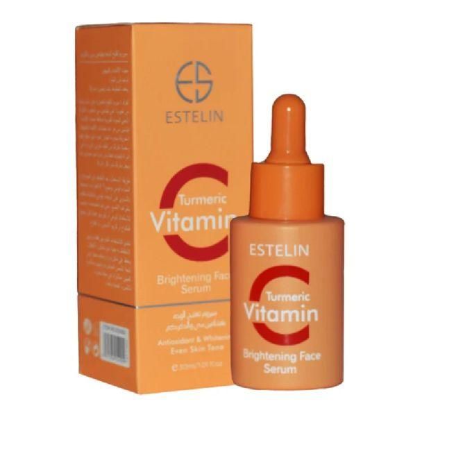 Estelin Vitamin C +Turmeric brightening face serum 30ml