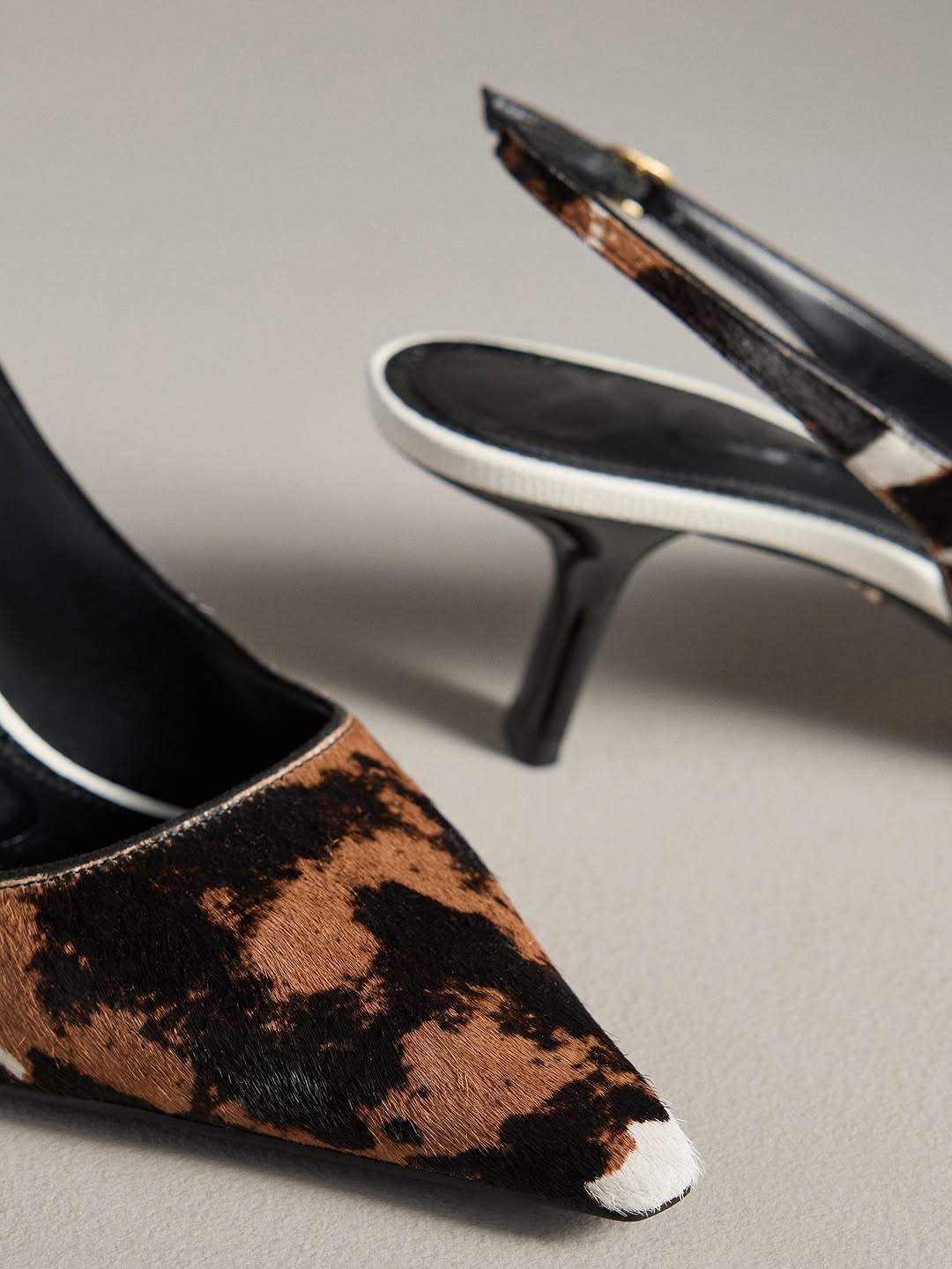 Cowboy sling back shoes