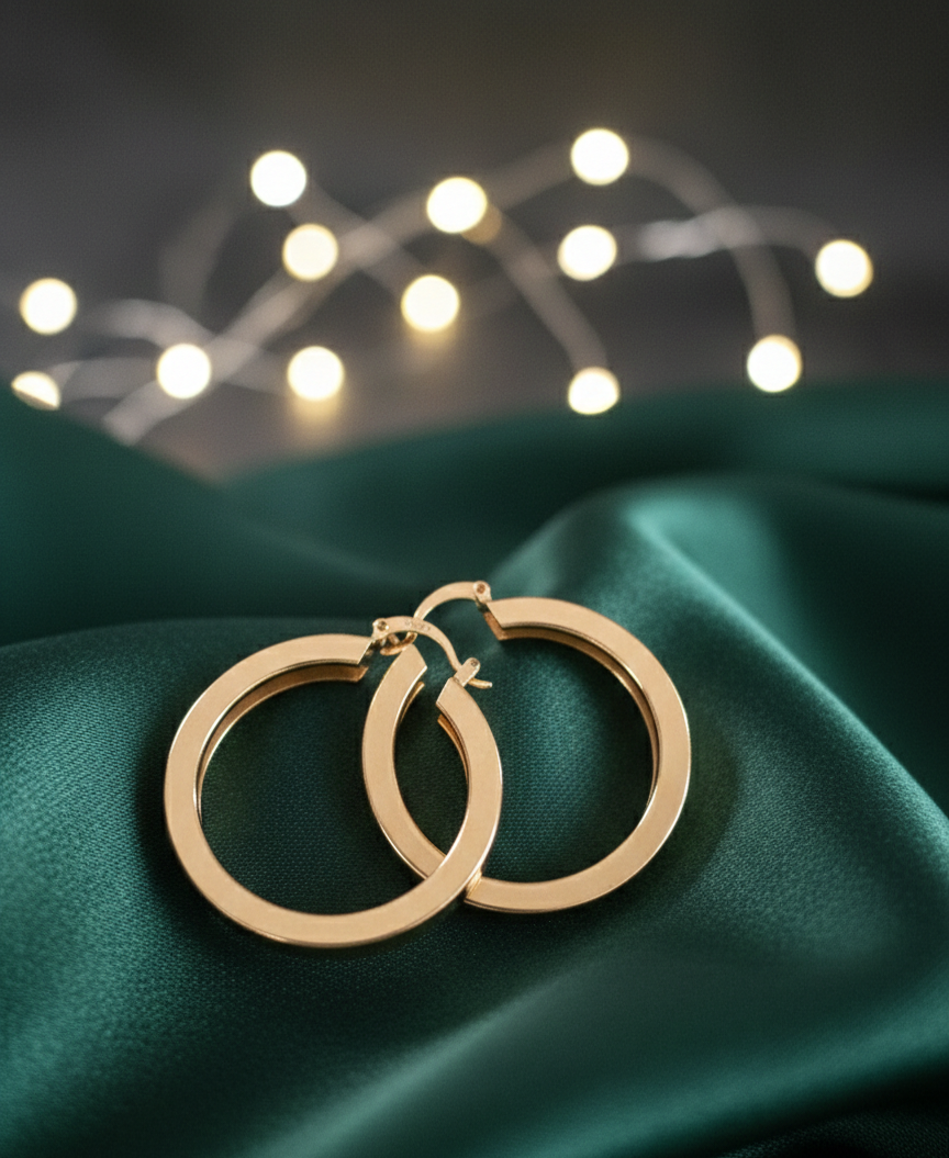 Sunbelle hoop earrings