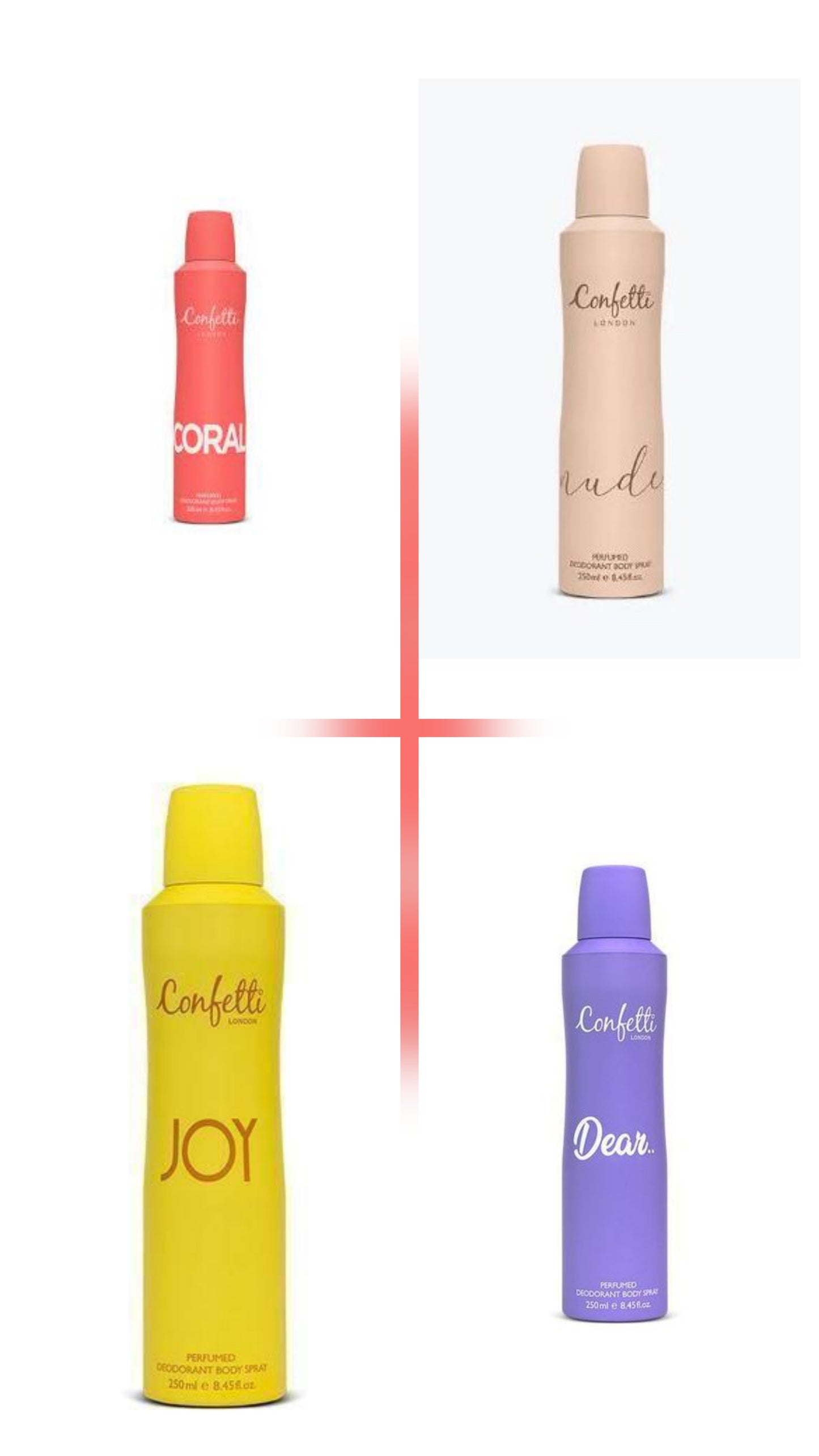 Confetti London body spray 250ml